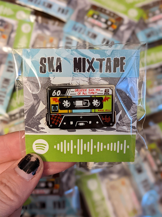SKA MIXTAPE - Cassette Enamel Pin