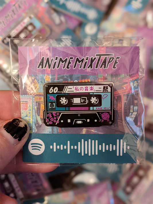 ANIME MIXTAPE - Cassette Enamel Pin